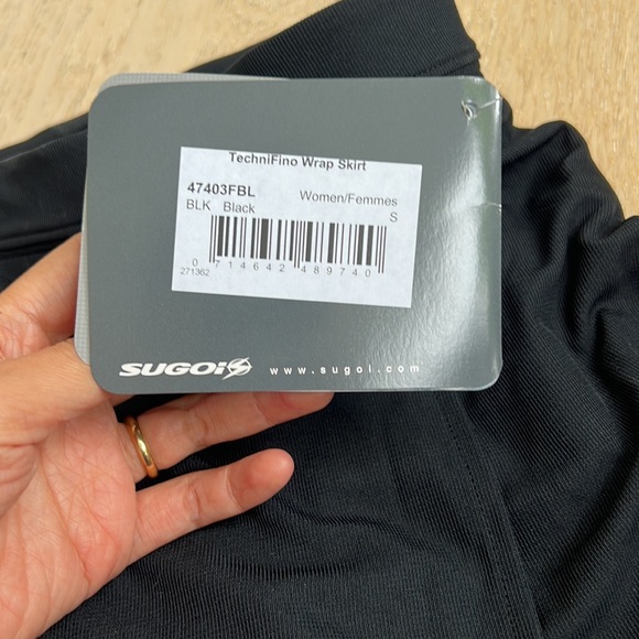 SUGOi technifino wrap Skirt Black Small - Picture 2 of 4